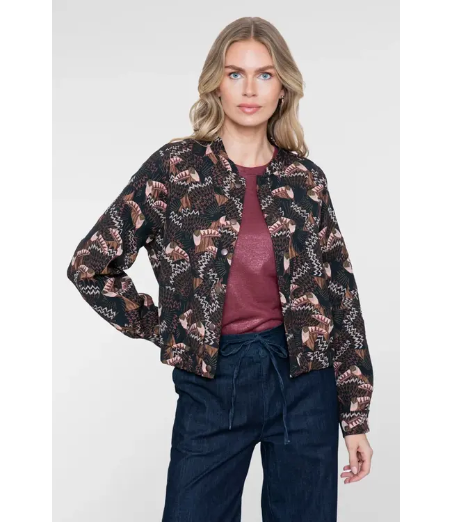 Geisha Jacket 65604-20 black/coral