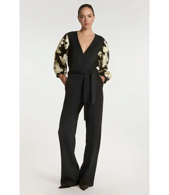 Aaiko Jumpsuit Lizeth vis 436 black