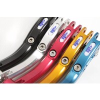 PP Tuning Koppelingshendel verstelbaar zwart geanodiseerd