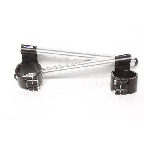 PP Tuning Clip-ons zwart geanodiseerd 50mm verhoogd