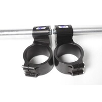 PP Tuning Clip-ons zwart geanodiseerd 50mm verhoogd