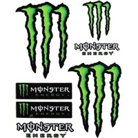 Monster Energy 7 Delig Stickerset Klein Formaat