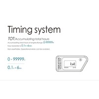 Accessori Italy Urenteller Draadloos werkt op vibratie