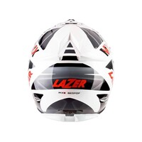 Lazer Helmen Motorcrosshelm MX8 Glassfiber Geopop Zwart Rood