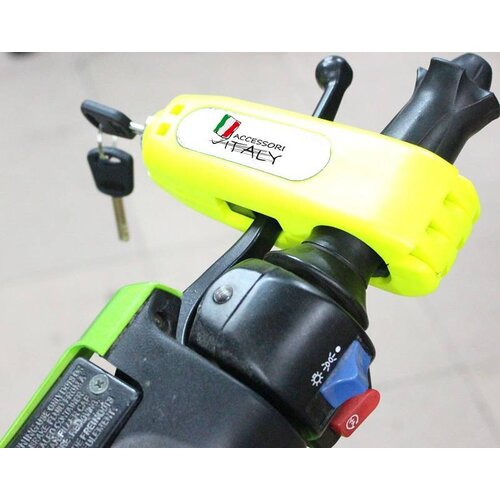 Accessori Italy Stuurslot voorrem fluo Geel