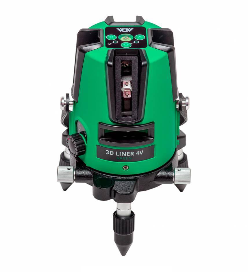ADA  3D Liner 4V Green crossline laser with 5 mines