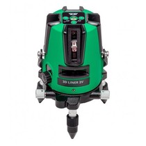 3D Liner 2V Green crossline laser with 3-lines