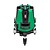 ADA  3D Liner 2V Green crossline laser with 3-lines