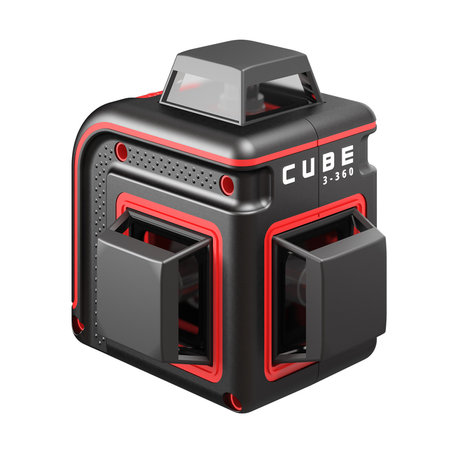 ADA  CUBE 3-360° Ultimate Edition Linienlaser mit 3x360° roten Linien