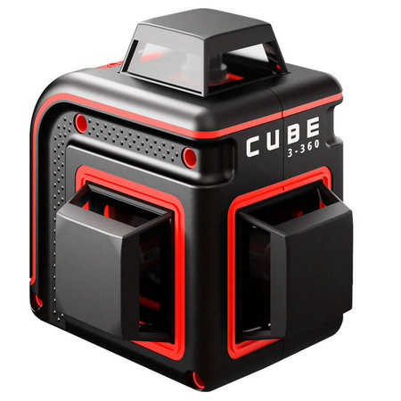 ADA  CUBE 3-360 Prof. Edition red line laser with 3x360° lines