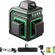 CUBE 3-360 Prof. Edition Lijnlaser met 3x360° groene lijnen