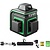 ADA  CUBE 3-360 Prof. Edition Lijnlaser met 3x360° groene lijnen
