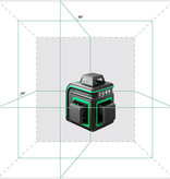 ADA  CUBE 3-360 Prof. Edition Linienlaser mit 3x360° grünen  Linien