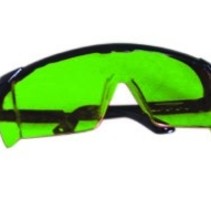 Laser glasses green