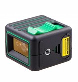 ADA  CUBE Mini  kruislijnlaser Groen met Universalklem in foudraal