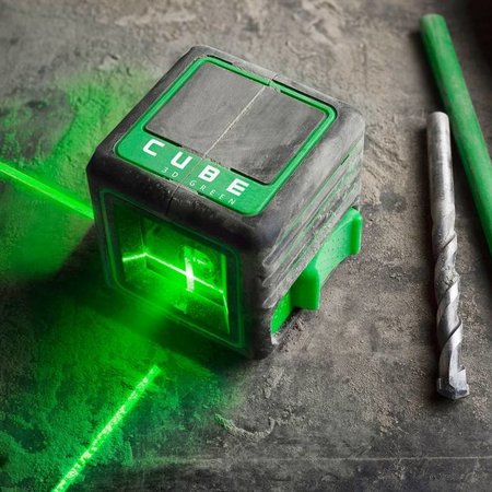 ADA  CUBE 3D Prof. Edition Grün inkl. Mini-Stativ in Tasche