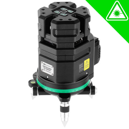 ADA   6D SERVOLINER GREEN, 8 lines laserlevel mit Li-ion Accu