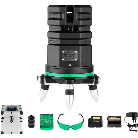 ADA   6D SERVOLINER GREEN, 8 lines laserlevel mit Li-ion Accu