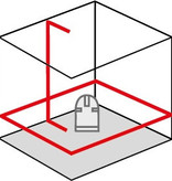 ADA  Cube 360 Prof. Edition with 1 vertical line 1 horizontal line of 360°