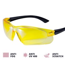 Yellow protective glasses  VISOR CONTRAST