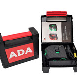 ADA  Armo 2D Green, Rechargable crosslinelaser with charger in Plastic case