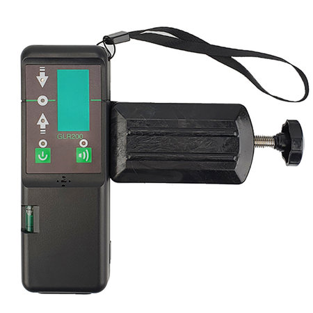 GLR200 line laser hand receiver for green lines