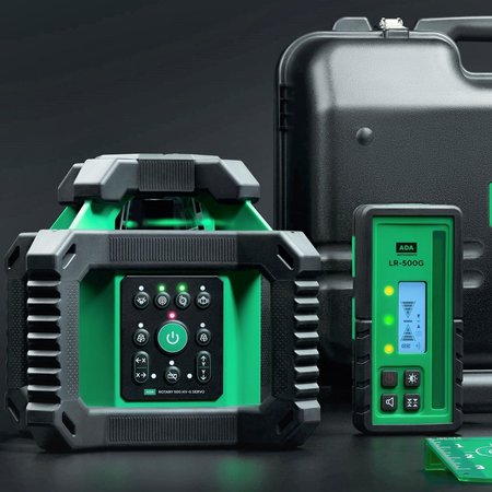 ADA  Rotary 500HVG grüner Rotationsbaulaser inkl. TRP-300 Stativ