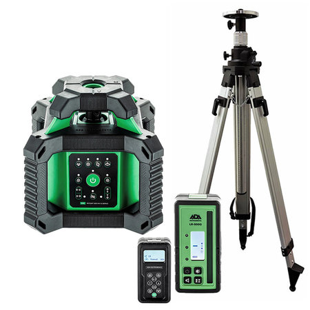 ADA  ADA Rotary 500HVG Green rotation laser  incl. Tripod TRP-300