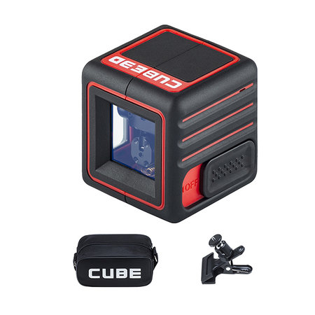 ADA  CUBE 3D HOME EDITION 3-Linienlaser mit Klemme und Tasche