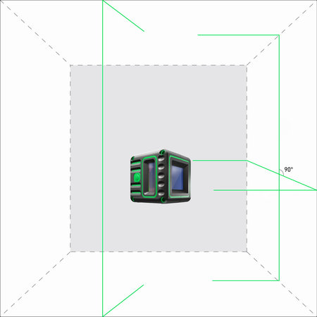 ADA  CUBE 3D Prof. Edition Green incl. mini Tripod and pouch