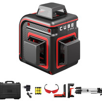 CUBE 3-360 Ultimate Edition Lijnlaser met 3x360° rode lijnen