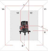 ADA  PROLiner 4V cross line laser 4 vertical 1 horizontal