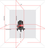 ADA  ULTRALiner 360 4V met 1x 360° horizontaal, 4x verticaal lijnen