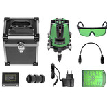 ADA  3D Liner 4V Green crossline laser with 5 very bricht  lines, incl. Li-ion batterie and charger