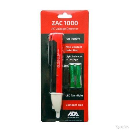 ADA  Spannungsprüfer ZAC 1000  AC voltage, 90...1000V (50/60 Hz)