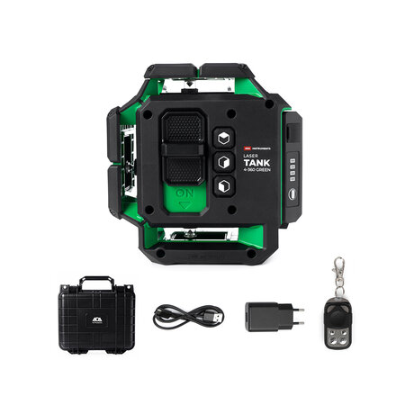 ADA  LaserTank 4-360 Basic Edition Green 4D laser in Koffer