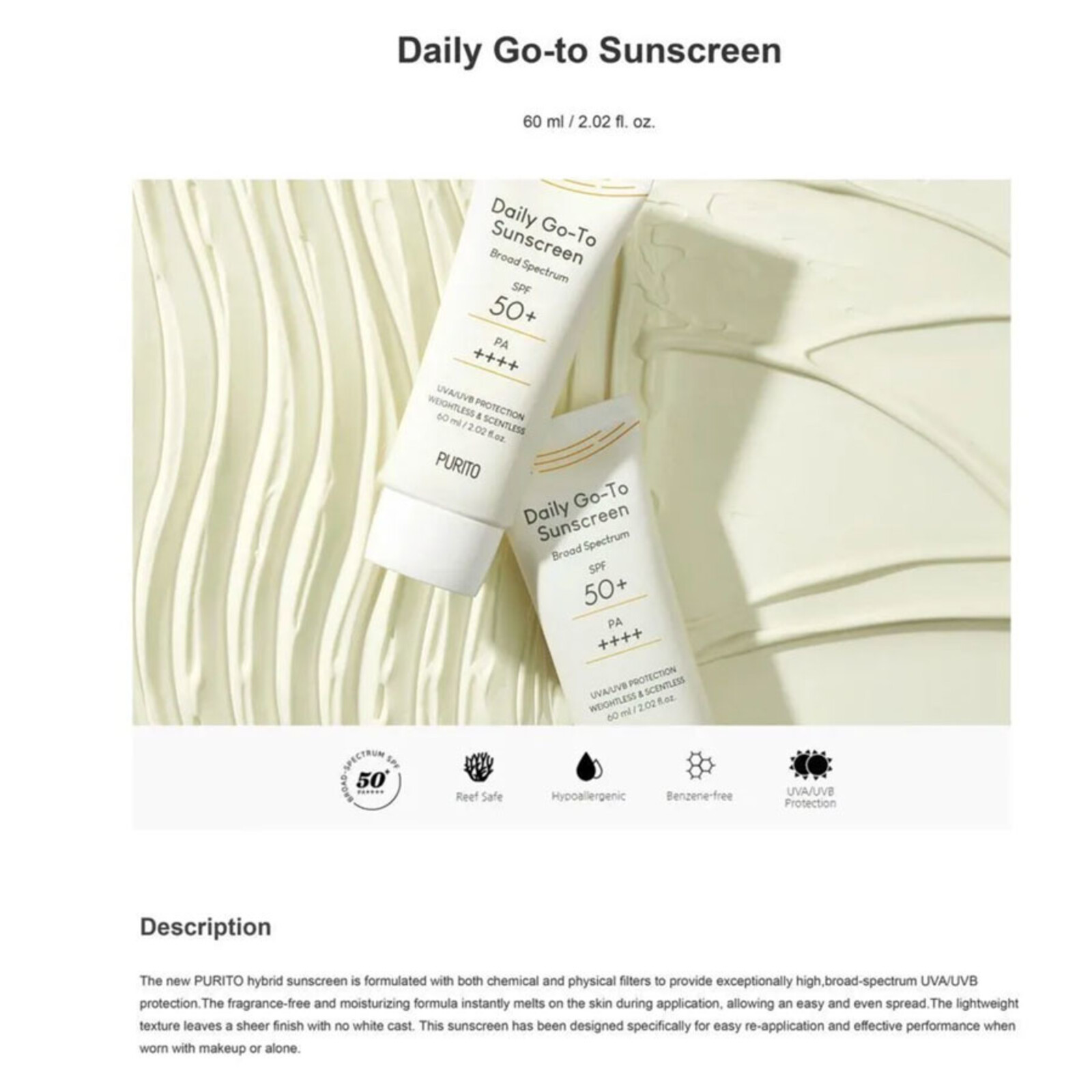 Purito Daily Go-To Sunscreen