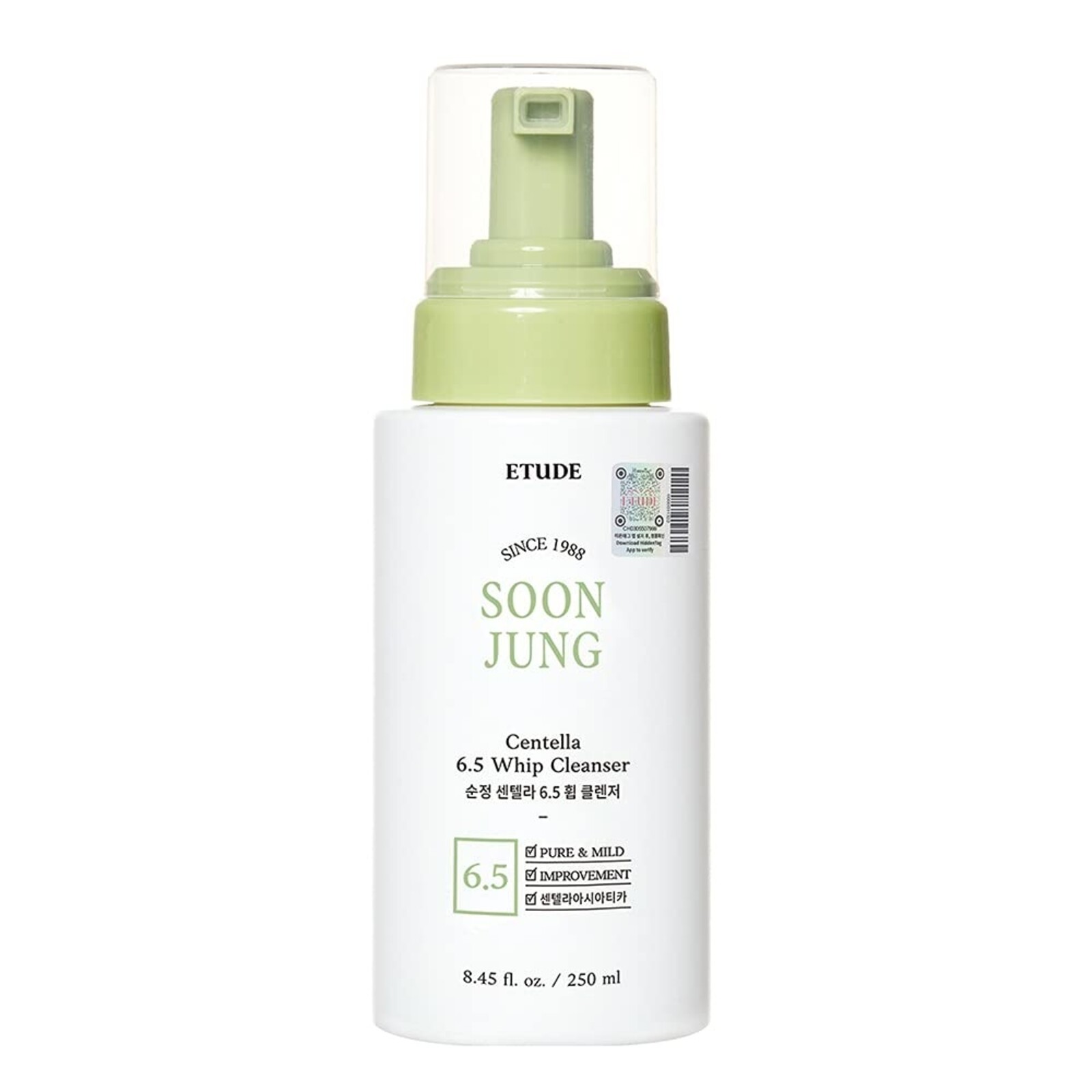 Etude House SoonJung Centella 6.5 Whip Cleanser