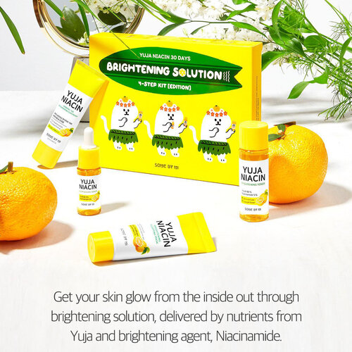 Yuja Niacin 30 Days Brightening Solution 4 Step Kit (Edition) Some By Mi Yuja Niacin 30 Days Brightening Solution 4 Step Kit (Edition)