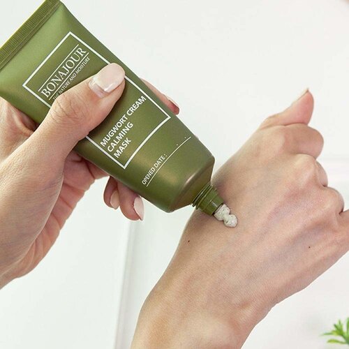 Mugwort Cream Calming Mask Bonajour Mugwort Cream Calming Mask