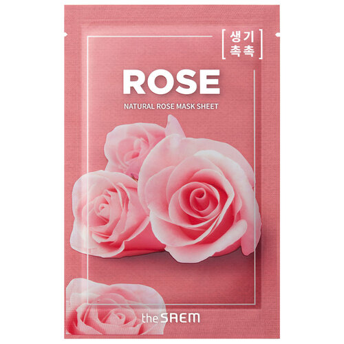 Natural Rose Sheet Mask The Saem Natural Rose Sheet Mask