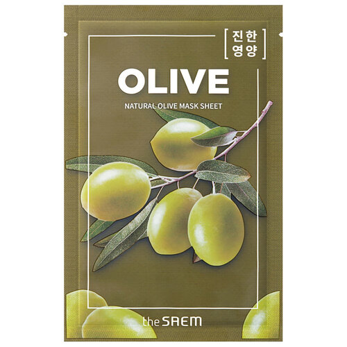 Natural Olive Sheet Mask The Saem Natural Olive Sheet Mask