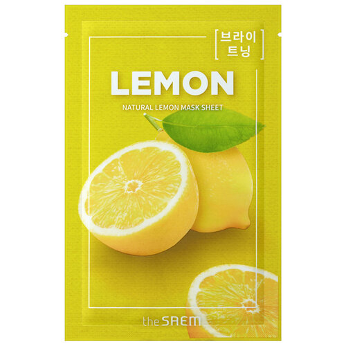 Natural Lemon Sheet Mask The Saem Natural Lemon Sheet Mask