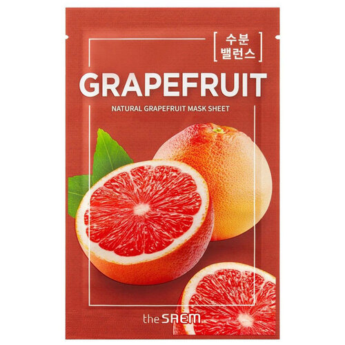 The Saem Natural Grapefruit Sheet Mask