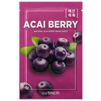 Natural Acai Berry Sheet Mask The Saem Natural Acai Berry Sheet Mask