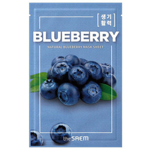 The Saem Natural Blueberry Sheet Mask Natural Blueberry Sheet Mask