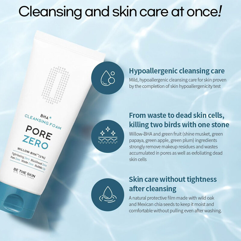 BHA+ Pore Zero Cleansing Foam