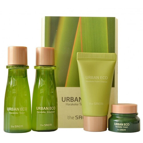 Urban Eco Harakeke Travel 4 Kit The Saem Urban Eco Harakeke Travel 4 Kit
