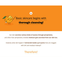 Tangerine Bright+Moist Foam Cleanser Qyo Qyo Tangerine Bright+Moist Foam Cleanser