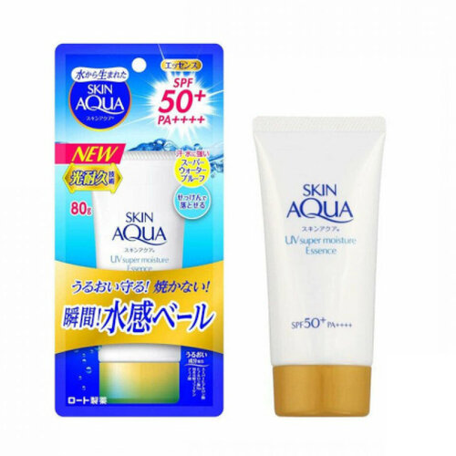 Skin Aqua UV Super Moisture Essence SPF 50+ PA++++ Rohto Mentholatum Skin Aqua UV Super Moisture Essence SPF 50+ PA++++
